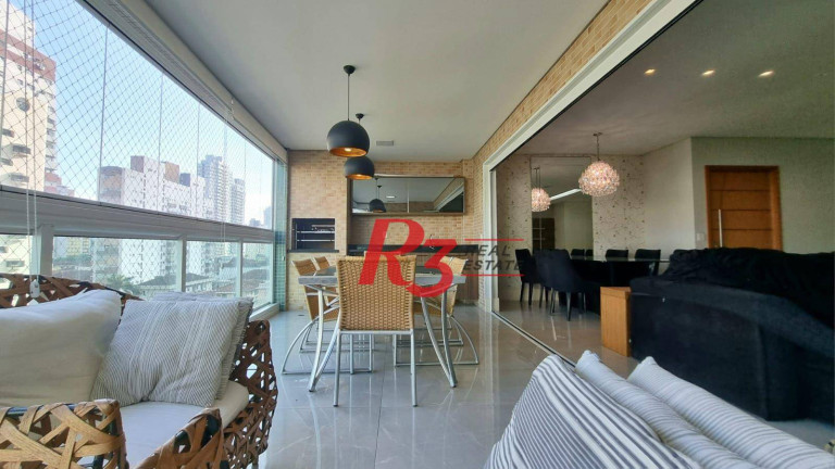 Imagem Apartamento com 3 Quartos para Alugar, 178 m² em Gonzaga - Santos Imagem Apartamento com 3 Quartos para Alugar, 178 m² em Gonzaga - Santos