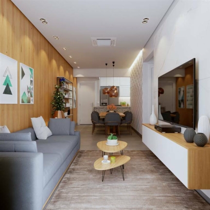 Imagem Apartamento com 1 Quarto à Venda, 43 m² em Aviação - Praia Grande