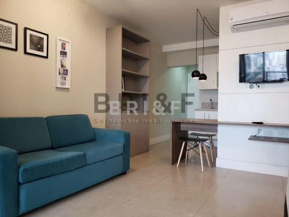 Apartamento com 1 Quarto para Alugar, 43 m² em Brooklin - São Paulo