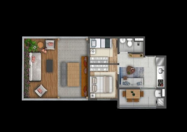 Imagem Apartamento com 1 Quarto à Venda, 25 m² em Mooca - São Paulo