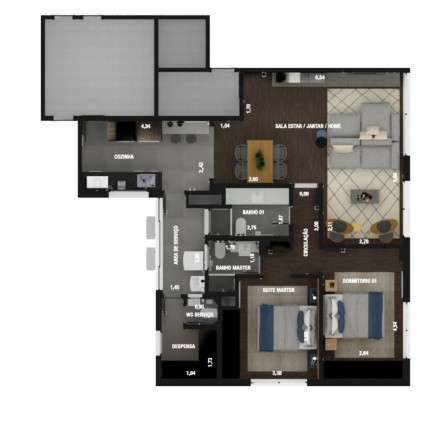 Imagem Imóvel com 2 Quartos à Venda, 98 m² em Itaim Bibi - São Paulo Imagem Imóvel com 2 Quartos à Venda, 98 m² em Itaim Bibi - São Paulo