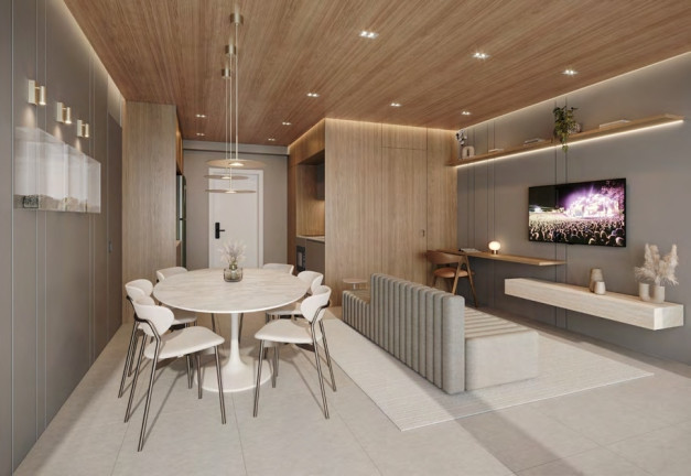 Imagem Apartamento com 1 Quarto à Venda, 49 m² em Centro - Curitiba