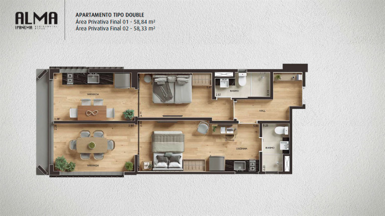 Imagem Studio com 1 Quarto à Venda, 58 m² em Ipanema - Rio De Janeiro Imagem Studio com 1 Quarto à Venda, 58 m² em Ipanema - Rio De Janeiro