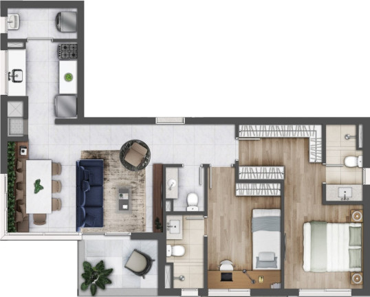 Imagem Apartamento com 2 Quartos à Venda, 77 m² em Rio Branco - Porto Alegre