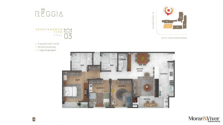 Imagem Apartamento com 3 Quartos à Venda, 103 m² em Cristo Rei - Curitiba Imagem Apartamento com 3 Quartos à Venda, 103 m² em Cristo Rei - Curitiba