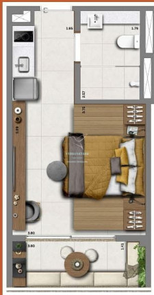 Imagem Studio com 1 Quarto à Venda, 28 m² em Butantã - São Paulo Imagem Studio com 1 Quarto à Venda, 28 m² em Butantã - São Paulo