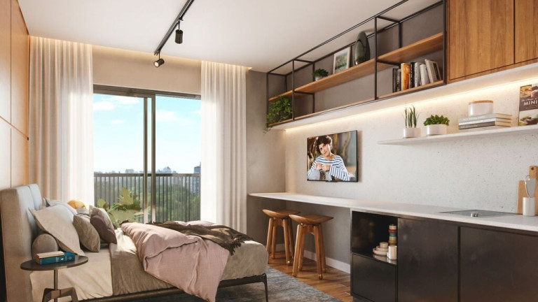 Imagem Apartamento com 2 Quartos à Venda, 47 m² em Santo Amaro - São Paulo