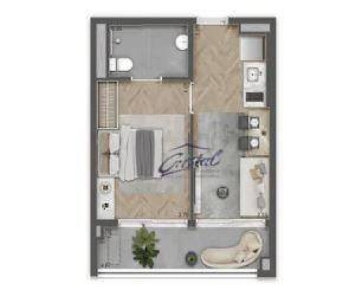 Imagem Studio com 1 Quarto à Venda, 39 m² em Butantã - São Paulo Imagem Studio com 1 Quarto à Venda, 39 m² em Butantã - São Paulo