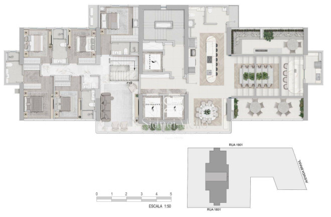 Imagem Cobertura com 5 Quartos à Venda, 298 m² em 2 Quadra Norte - Balneário Camboriú Imagem Cobertura com 5 Quartos à Venda, 298 m² em 2 Quadra Norte - Balneário Camboriú