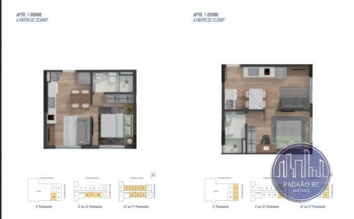 Imagem Apartamento à Venda, 20 m² em Centro - Curitiba Imagem Apartamento à Venda, 20 m² em Centro - Curitiba