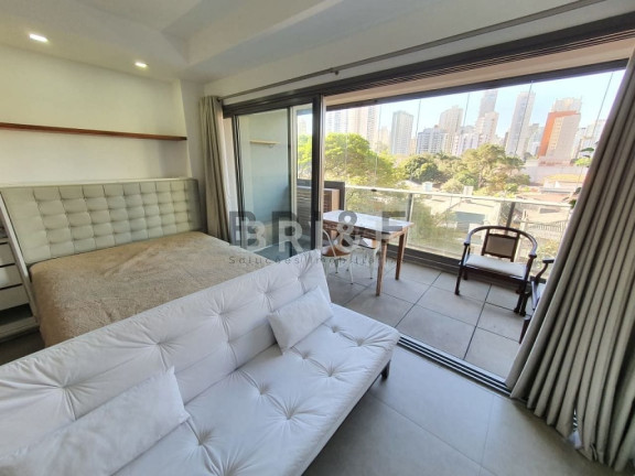 Imagem Apartamento com 1 Quarto para Alugar, 40 m² em Brooklin - São Paulo Imagem Apartamento com 1 Quarto para Alugar, 40 m² em Brooklin - São Paulo