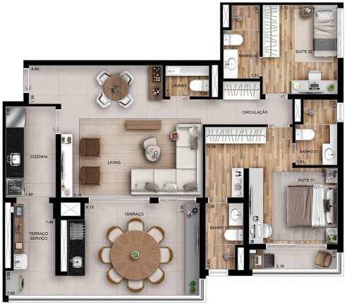 Imagem Apartamento com 3 Quartos à Venda, 112 m² em Tatuapé - São Paulo Imagem Apartamento com 3 Quartos à Venda, 112 m² em Tatuapé - São Paulo
