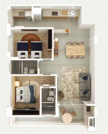 Apartamento com 2 Quartos à Venda, 76 m² em Guilhermina - Praia Grande