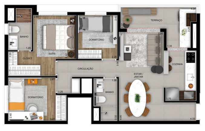 Imagem Apartamento com 3 Quartos à Venda, 67 m² em Lapa - São Paulo