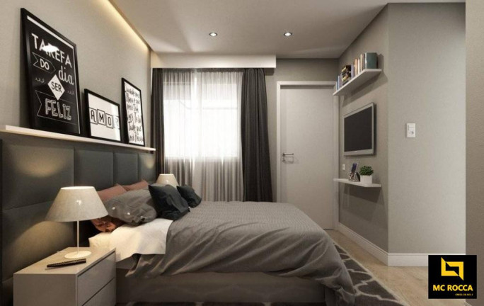Imagem Apartamento com 2 Quartos à Venda, 53 m² em Vila Tibiriçá - Santo André