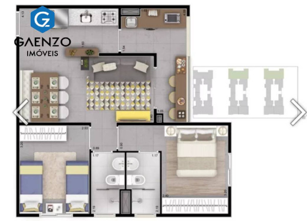 Imagem Apartamento com 2 Quartos à Venda, 52 m² em Centro - Osasco Imagem Apartamento com 2 Quartos à Venda, 52 m² em Centro - Osasco