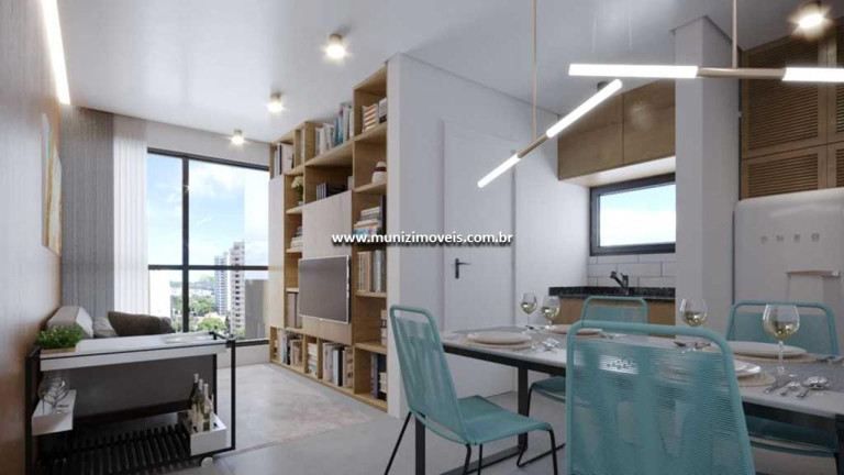 Imagem Apartamento com 1 Quarto à Venda, 28 m² em Casa Amarela - Recife