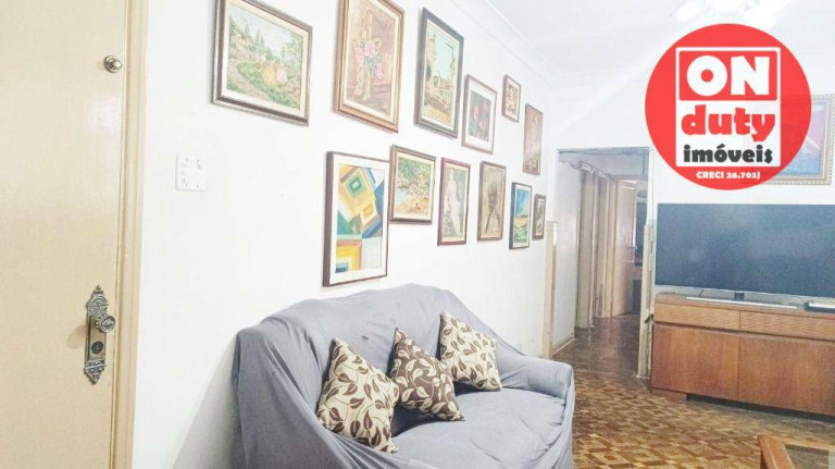 Apartamento com 3 Quartos à Venda, 96 m² em Pompéia - Santos