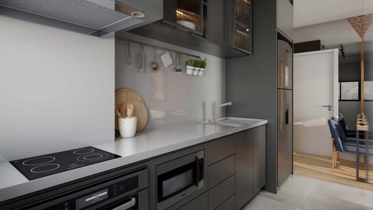 Imagem Loft com 1 Quarto à Venda, 23 m² em Mercês - Curitiba Imagem Loft com 1 Quarto à Venda, 23 m² em Mercês - Curitiba
