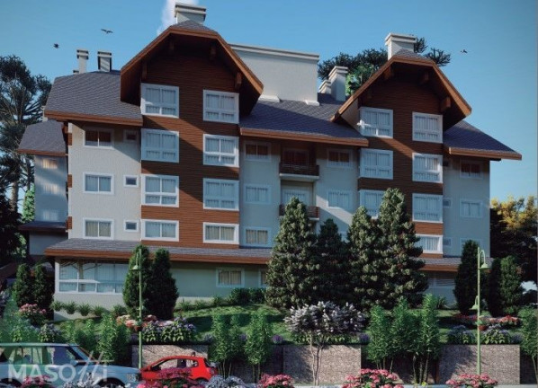 Apartamento com 1 Quarto à Venda, 528 m² em Centro - Gramado
