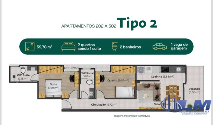 Imagem Imóvel com 2 Quartos à Venda, 52 m² em Praia Do Morro - Guarapari