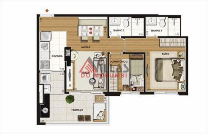 Imagem Apartamento com 2 Quartos à Venda, 60 m² em Vila Andrade - São Paulo Imagem Apartamento com 2 Quartos à Venda, 60 m² em Vila Andrade - São Paulo