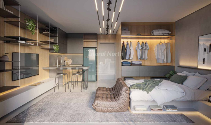 Imagem Apartamento com 1 Quarto à Venda, 34 m² em Centro - Itajaí
