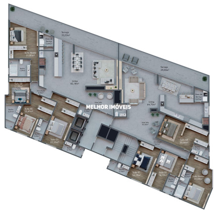 Imagem Apartamento com 3 Quartos à Venda, 147 m² em Meia Praia - Itapema Imagem Apartamento com 3 Quartos à Venda, 147 m² em Meia Praia - Itapema