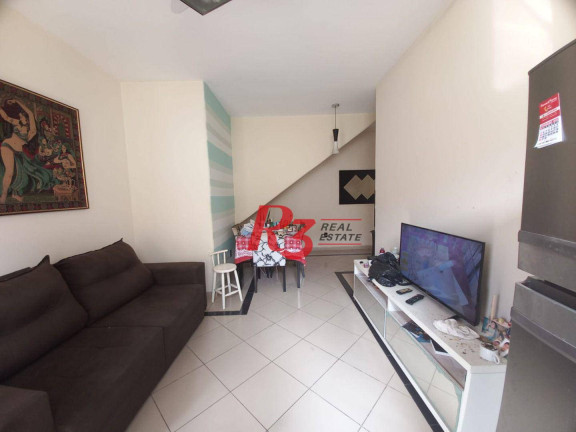 Imagem Casa com 3 Quartos à Venda, 102 m² em Aparecida - Santos Imagem Casa com 3 Quartos à Venda, 102 m² em Aparecida - Santos