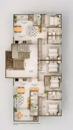 Imagem Apartamento com 2 Quartos à Venda, 62 m² em Centro - Barra Velha Imagem Apartamento com 2 Quartos à Venda, 62 m² em Centro - Barra Velha
