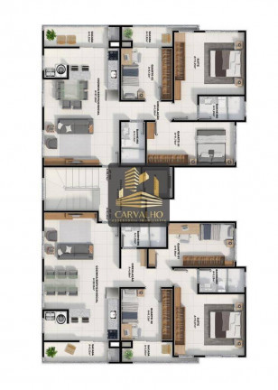 Imagem Cobertura com 3 Quartos à Venda, 92 m² em Nova Palhoça - Palhoça Imagem Cobertura com 3 Quartos à Venda, 92 m² em Nova Palhoça - Palhoça