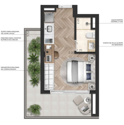 Imagem Apartamento com 1 Quarto à Venda, 37 m² em Perdizes - São Paulo