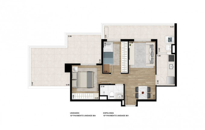 Imagem Studio com 1 Quarto à Venda, 22 m² em Centro - São Paulo Imagem Studio com 1 Quarto à Venda, 22 m² em Centro - São Paulo