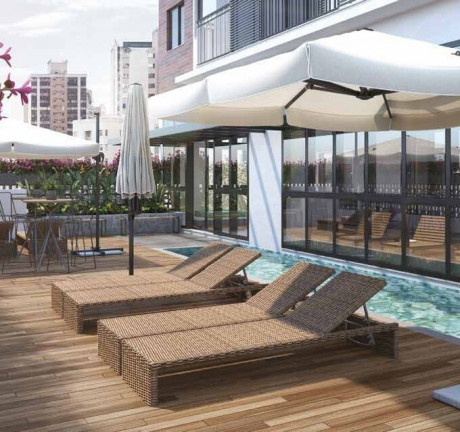 Imagem Imóvel com 1 Quarto à Venda, 24 m² em Centro - Curitiba