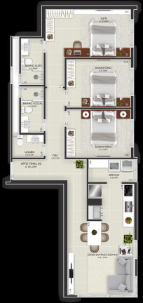 Imagem Apartamento com 2 Quartos à Venda, 86 m² em Capão Da Canoa - Capão Da Canoa Imagem Apartamento com 2 Quartos à Venda, 86 m² em Capão Da Canoa - Capão Da Canoa