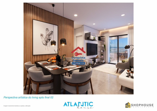 Imagem Apartamento com 2 Quartos à Venda, 75 m² em Maracanã - Praia Grande