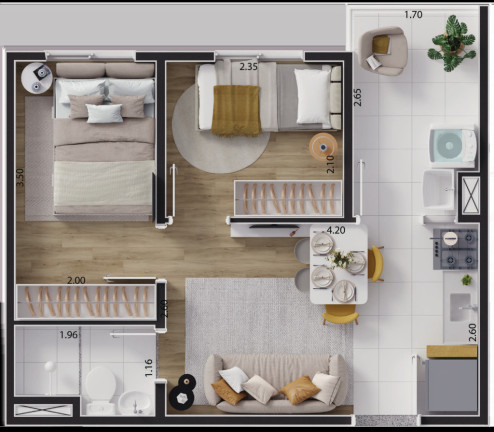 Imagem Imóvel com 2 Quartos à Venda, 33 m² em Jardim São Paulo(zona Leste) - São Paulo Imagem Imóvel com 2 Quartos à Venda, 33 m² em Jardim São Paulo(zona Leste) - São Paulo