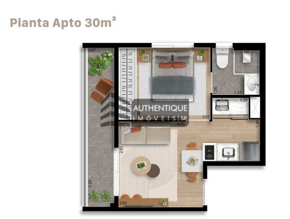 Imagem Apartamento com 1 Quarto à Venda, 29 m² em Vila Olímpia - São Paulo Imagem Apartamento com 1 Quarto à Venda, 29 m² em Vila Olímpia - São Paulo