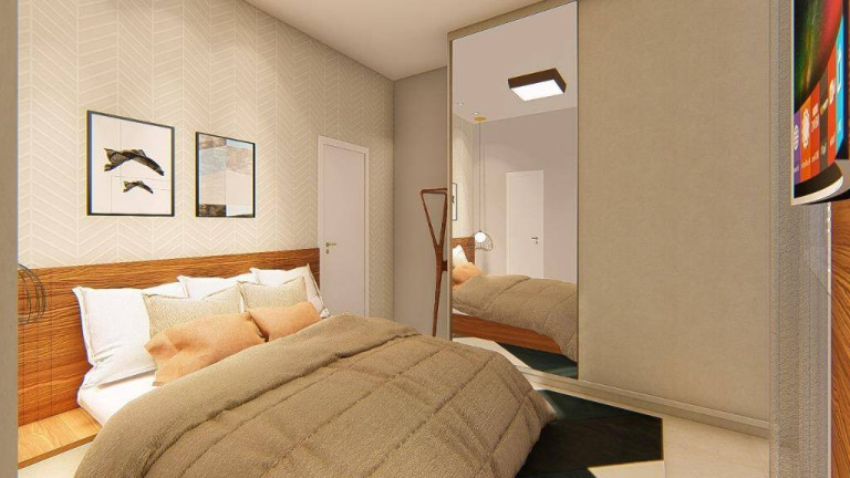 Imagem Apartamento com 2 Quartos à Venda, 60 m² em Guilhermina - Praia Grande