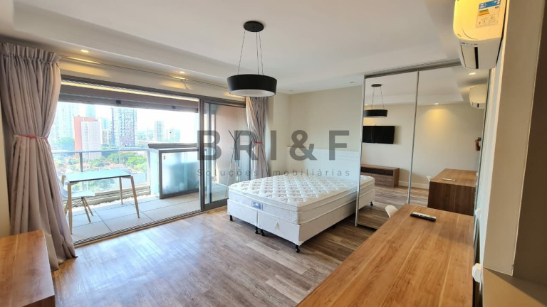 Imagem Apartamento com 1 Quarto para Alugar, 41 m² em Brooklin - São Paulo Imagem Apartamento com 1 Quarto para Alugar, 41 m² em Brooklin - São Paulo