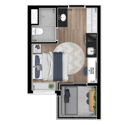 Imagem Apartamento com 1 Quarto à Venda, 52 m² em Vila Madalena - São Paulo Imagem Apartamento com 1 Quarto à Venda, 52 m² em Vila Madalena - São Paulo