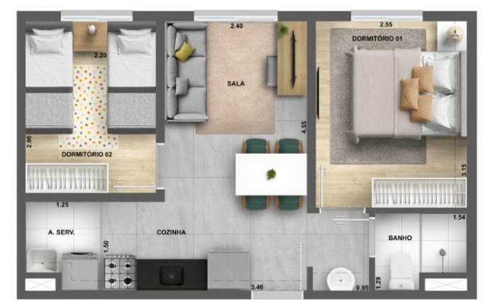 Imagem Imóvel com 2 Quartos à Venda, 36 m² em Jaguaré - São Paulo Imagem Imóvel com 2 Quartos à Venda, 36 m² em Jaguaré - São Paulo