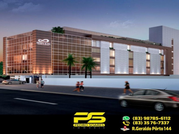 Apartamento com 1 Quarto à Venda, 42 m² em Cabo Branco - João Pessoa