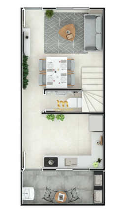 Imagem Casa com 2 Quartos à Venda, 51 m² em Real - Praia Grande Imagem Casa com 2 Quartos à Venda, 51 m² em Real - Praia Grande