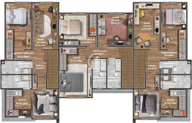Imagem Sobrado com 3 Quartos à Venda, 113 m² em Santa Catarina - Caxias Do Sul Imagem Sobrado com 3 Quartos à Venda, 113 m² em Santa Catarina - Caxias Do Sul