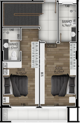 Imagem Apartamento com 2 Quartos à Venda, 121 m² em Centro - Santa Maria Imagem Apartamento com 2 Quartos à Venda, 121 m² em Centro - Santa Maria