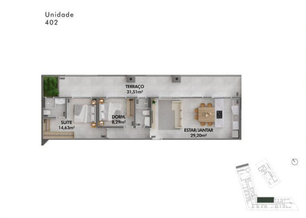 Cobertura com 2 Quartos à Venda, 108 m² em Cachoeira Do Bom Jesus - Florianópolis
