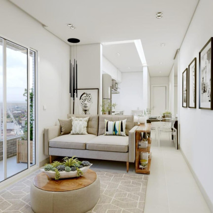 Imagem Imóvel com 2 Quartos à Venda, 63 m² em Guilhermina - Praia Grande