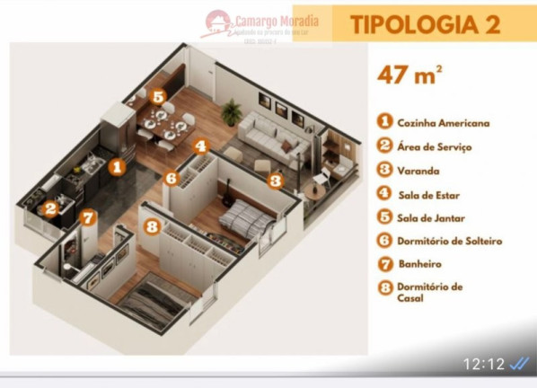 Imagem Apartamento com 2 Quartos à Venda, 49 m² em Parque Santa Rosa - Suzano