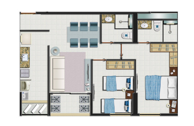 Imagem Apartamento com 3 Quartos à Venda, 66 m² em Espinheiro - Recife Imagem Apartamento com 3 Quartos à Venda, 66 m² em Espinheiro - Recife
